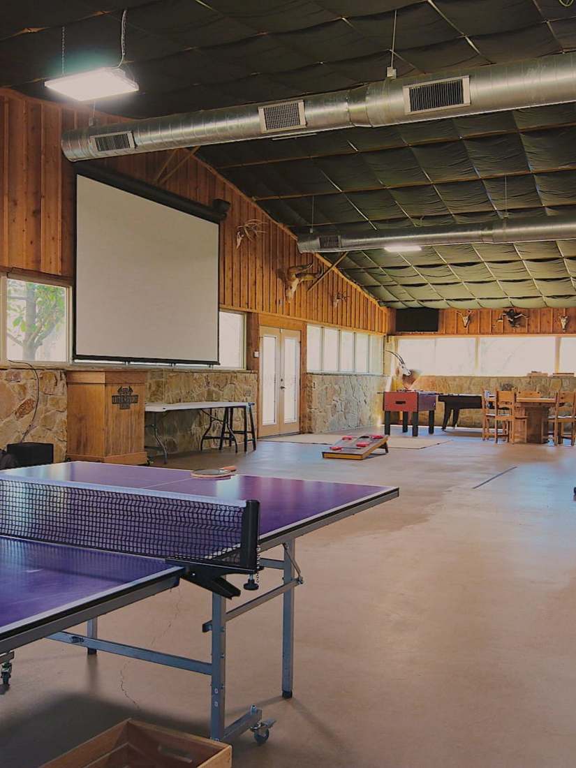 The party barn at Rustic Springs Ranch